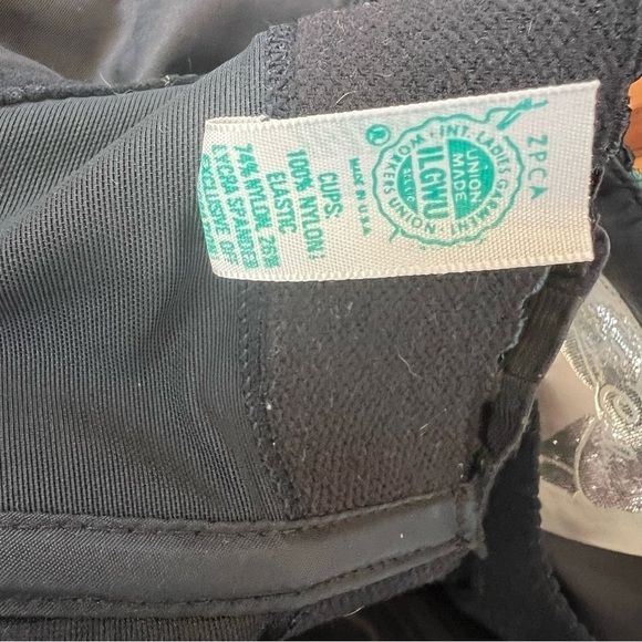 Vintage Sam Carlin Lace Overlay Strapless Dress Green Black Size 10 - Picture 13 of 14